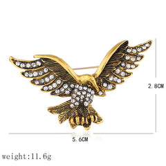 Men Vintage Eagle Tube Stitch
