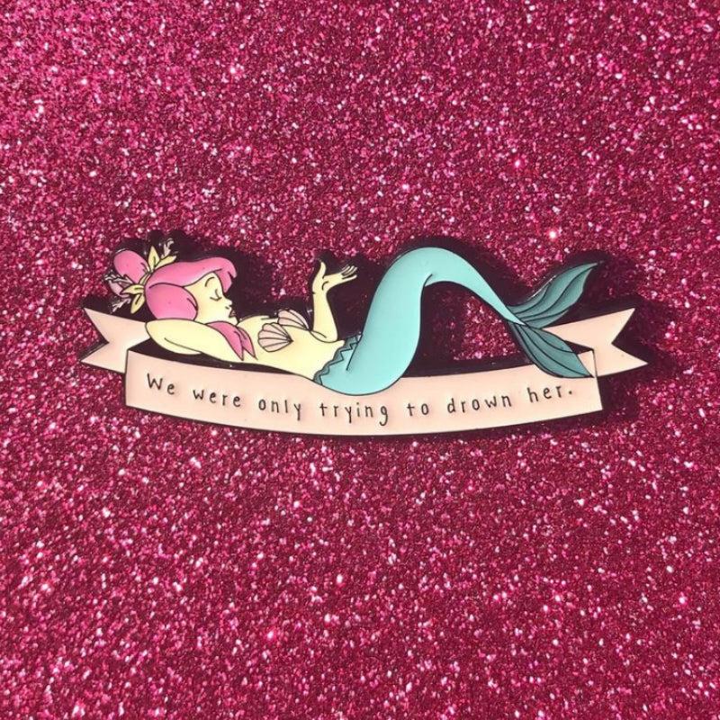 Fantasy Mermaid Brooch For Men