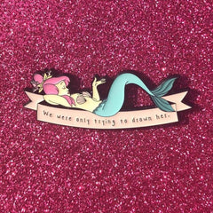 Fantasy Mermaid Brooch For Men
