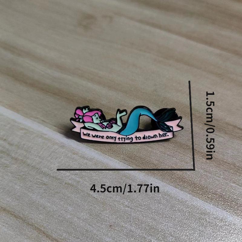 Fantasy Mermaid Brooch For Men