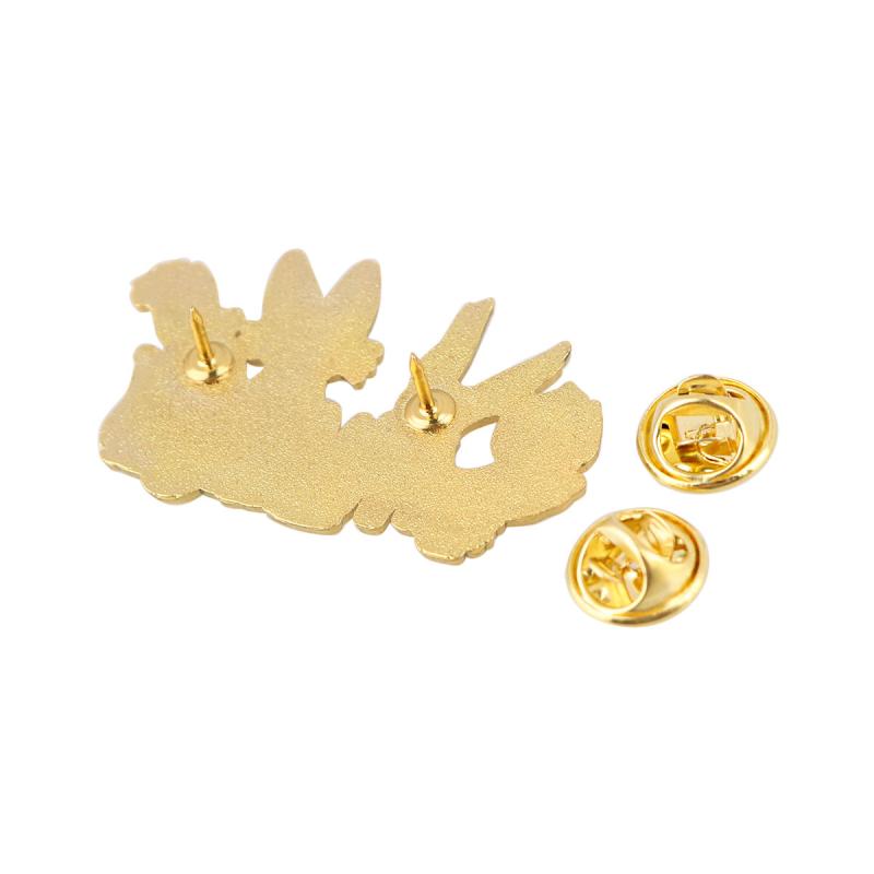Men's Enamel Cat Pin - Funny Cat Design