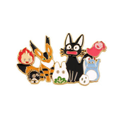 Men's Enamel Cat Pin - Funny Cat Design