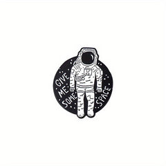 Outer Space Landscape Enamel Pins & Painting Bag Brooch Lapel Badge