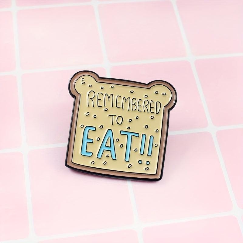 Bear Shaped Bread Chip Jewelry Brooch