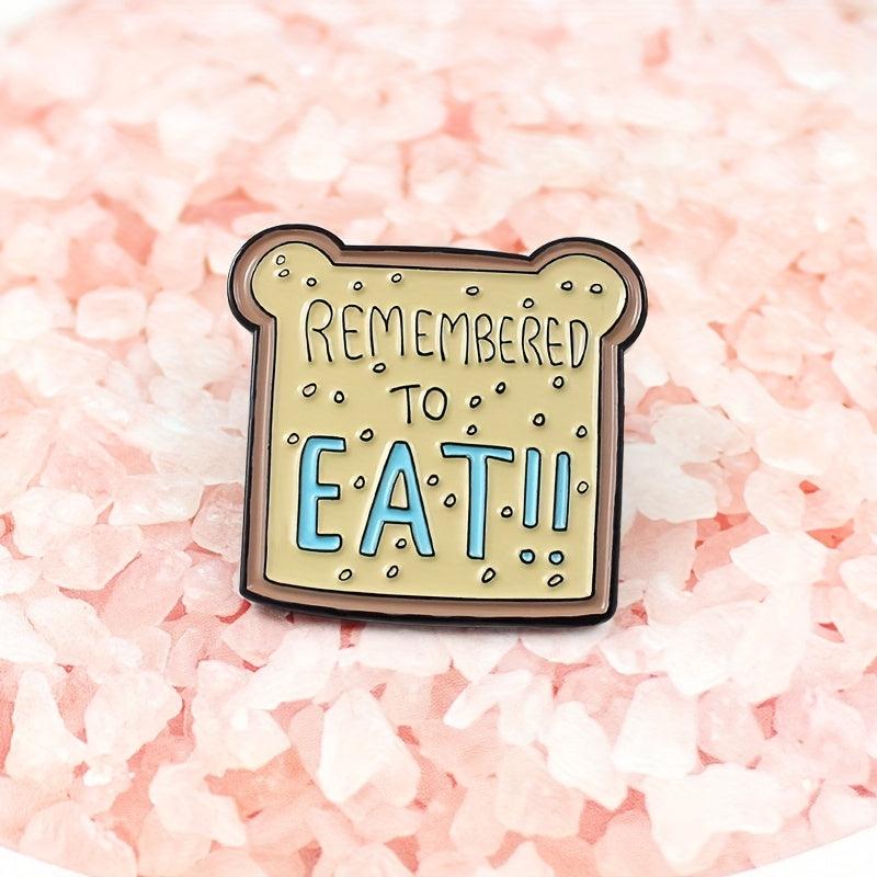 Bear Shaped Bread Chip Jewelry Brooch