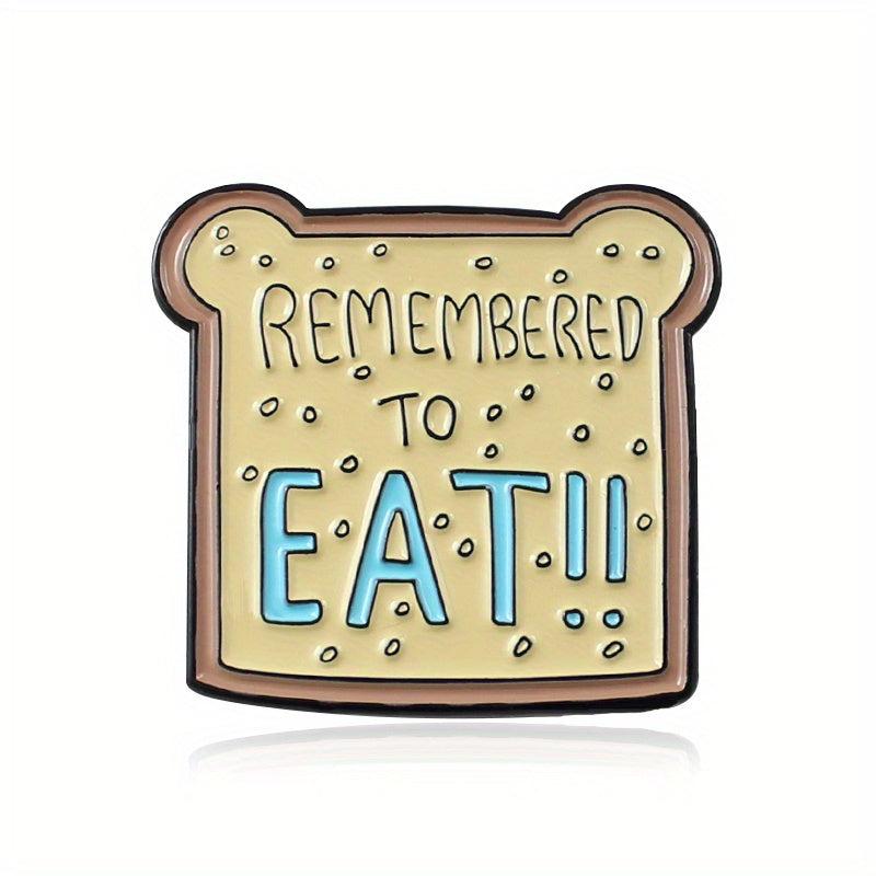 Bear Shaped Bread Chip Jewelry Brooch