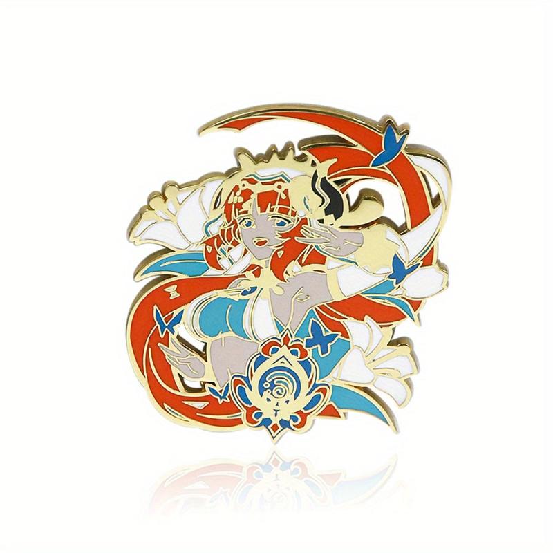 Metal Enamel Badge Cosplay Props Brooch Pin Party Costume Decoration Jewelry