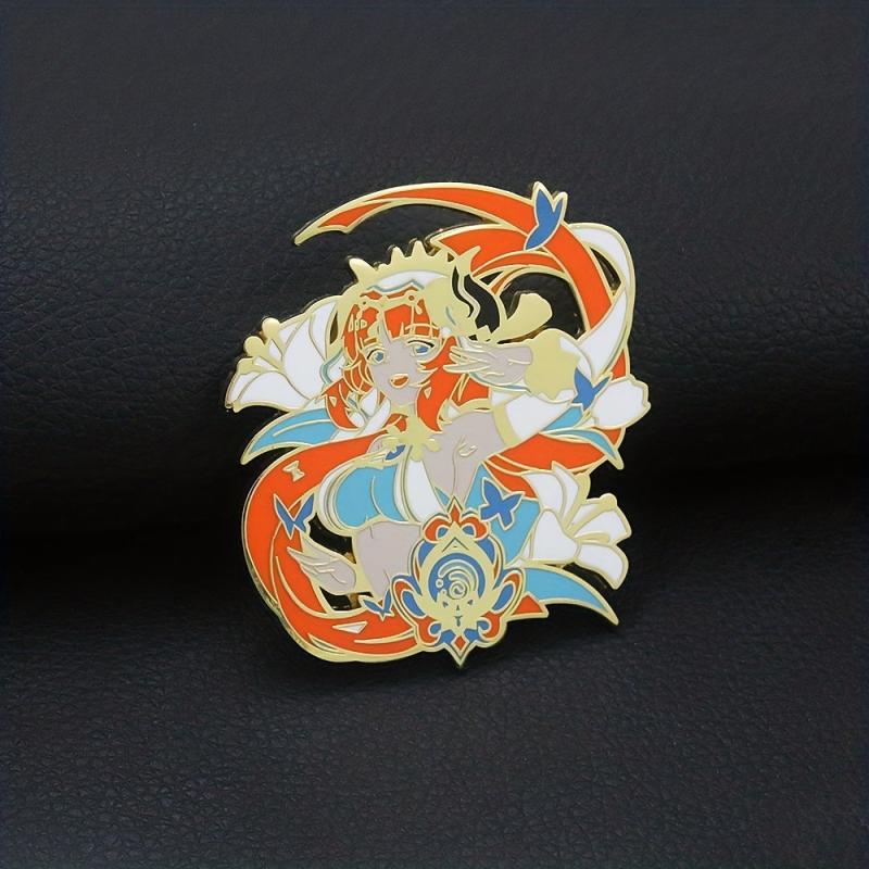 Metal Enamel Badge Cosplay Props Brooch Pin Party Costume Decoration Jewelry