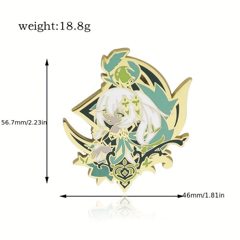 Metal Enamel Badge Cosplay Props Brooch Pin Party Costume Decoration Jewelry