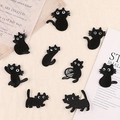 9pcs Cat Embroidery DIY Patch For Clothes Backpack Hat
