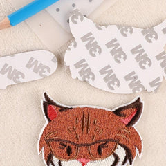 3pcs Cat Embroidery DIY Patch Decorative Accessories For Clothes Backpack