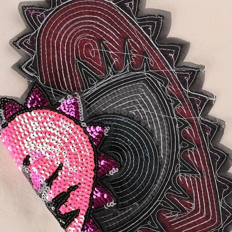 Heart Shaped Eye Embroidered Patch DIY Decorative for Clothes Accessorie