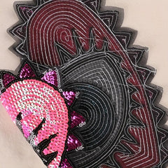 Heart Shaped Eye Embroidered Patch DIY Decorative for Clothes Accessorie