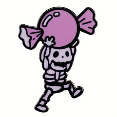 Skull And Candy Brooch Halloween Cartoon Pin Accessories