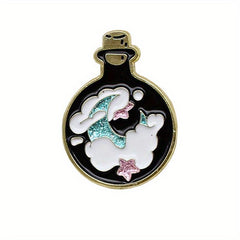 Spice Book Men's Novel Lacquer Enamel Brooch