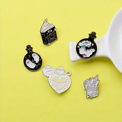 Spice Book Men's Novel Lacquer Enamel Brooch