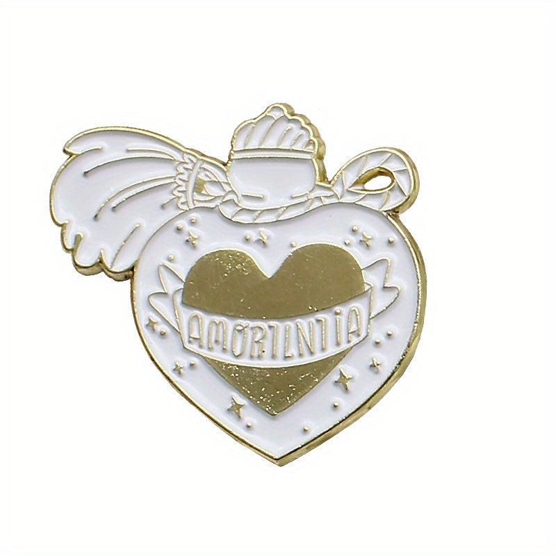 Spice Book Men's Novel Lacquer Enamel Brooch