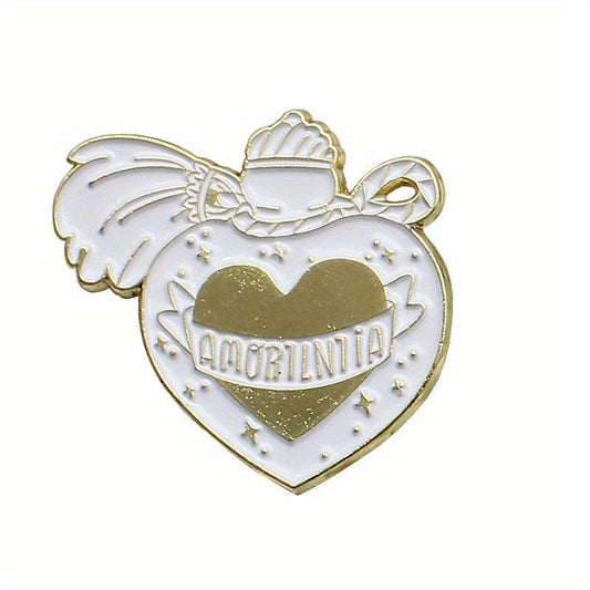 Spice Book Men's Novel Lacquer Enamel Brooch