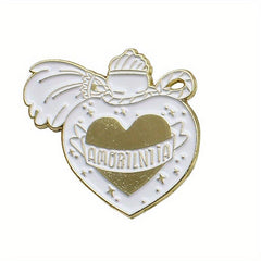 Spice Book Men's Novel Lacquer Enamel Brooch