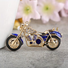 Men's Motorcycle Brooch for Fashionable Style