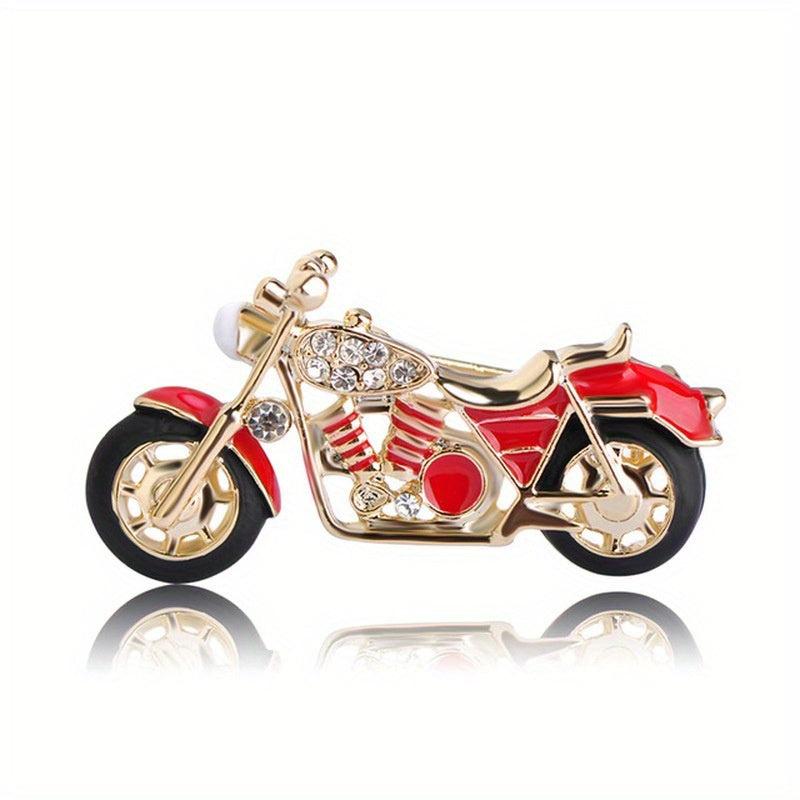 Men's Motorcycle Brooch for Fashionable Style