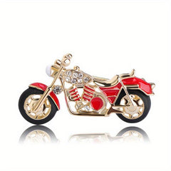 Men's Motorcycle Brooch for Fashionable Style