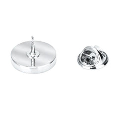 Men's Silver Skull Brooch Pin Collar Pin Halloween Brooch