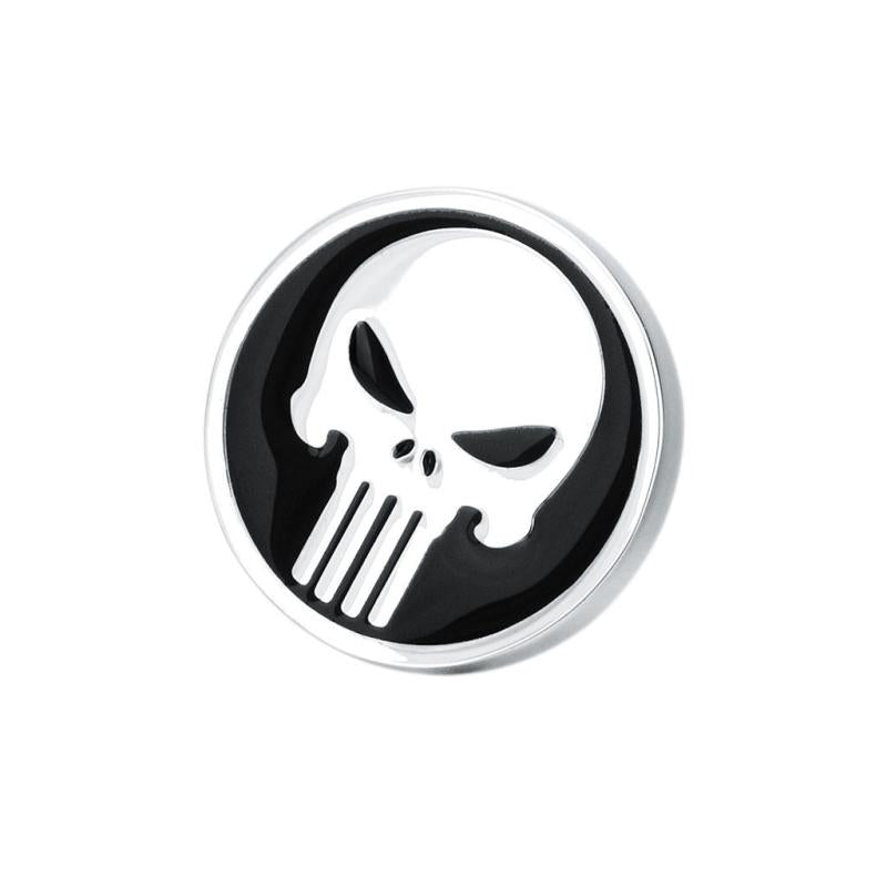 Men's Silver Skull Brooch Pin Collar Pin Halloween Brooch