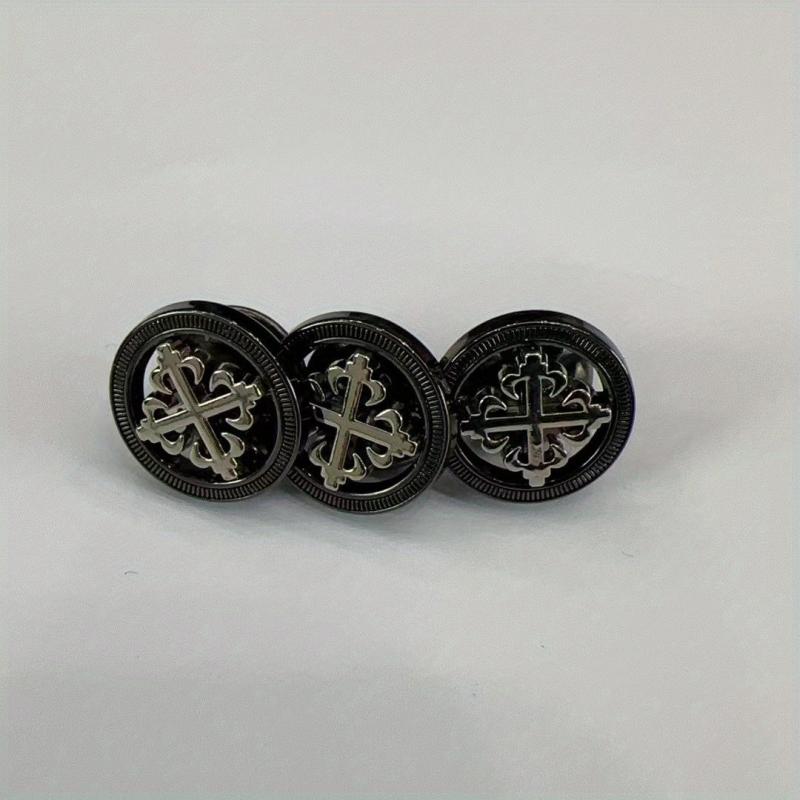 Men's Metal Suit Brooch Shirt Dress Brooch