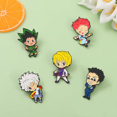 Anime Character Enamel Lapel Pin for Jackets Hats Scarves