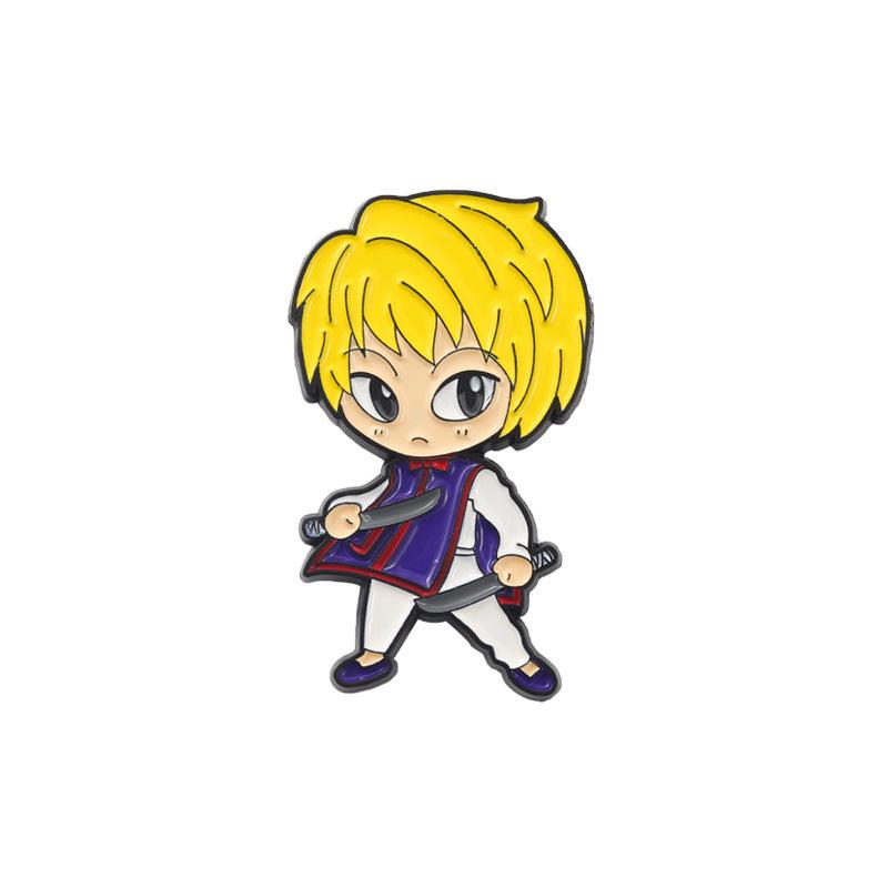 Anime Character Enamel Lapel Pin for Jackets Hats Scarves
