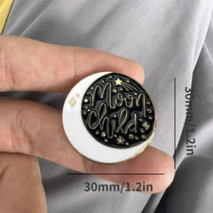 Magic Horror Moon Enamel Pin Set