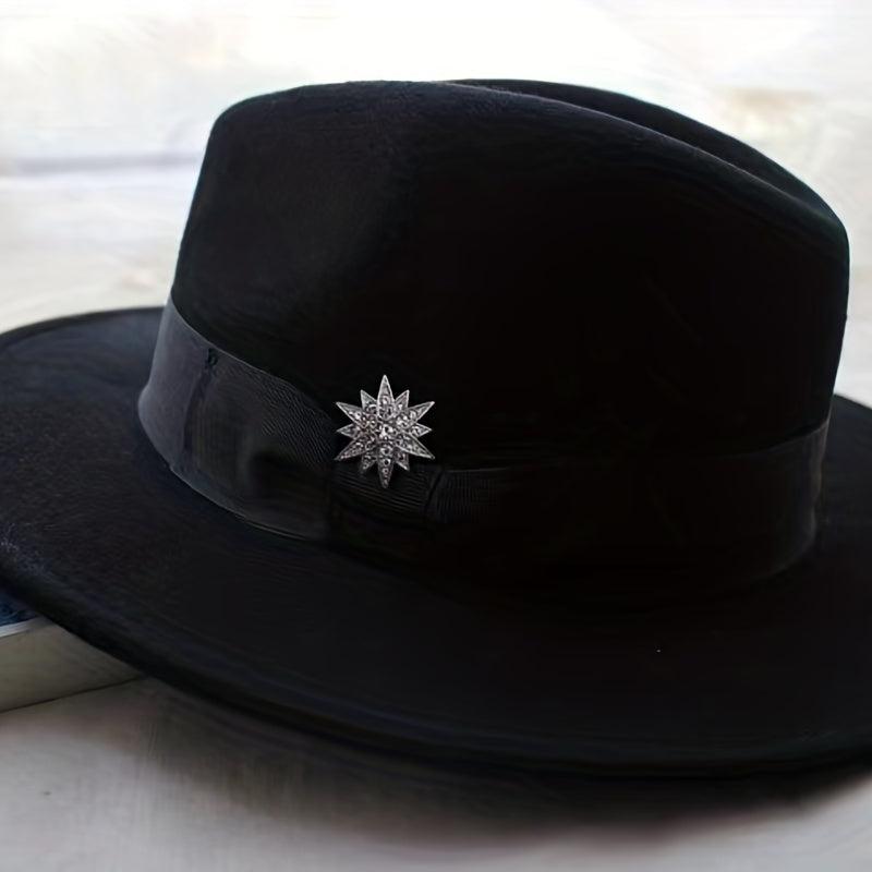 Rhinestone Sun Flower Pin Brooch Suit Accessories
