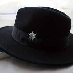 Rhinestone Sun Flower Pin Brooch Suit Accessories
