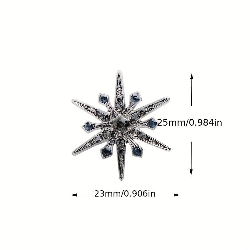 Rhinestone Sun Flower Pin Brooch Suit Accessories