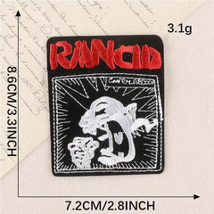 1pc Punk Skull Patch DIY Cloth Badges Iron On Sew On Patch Repair Patch