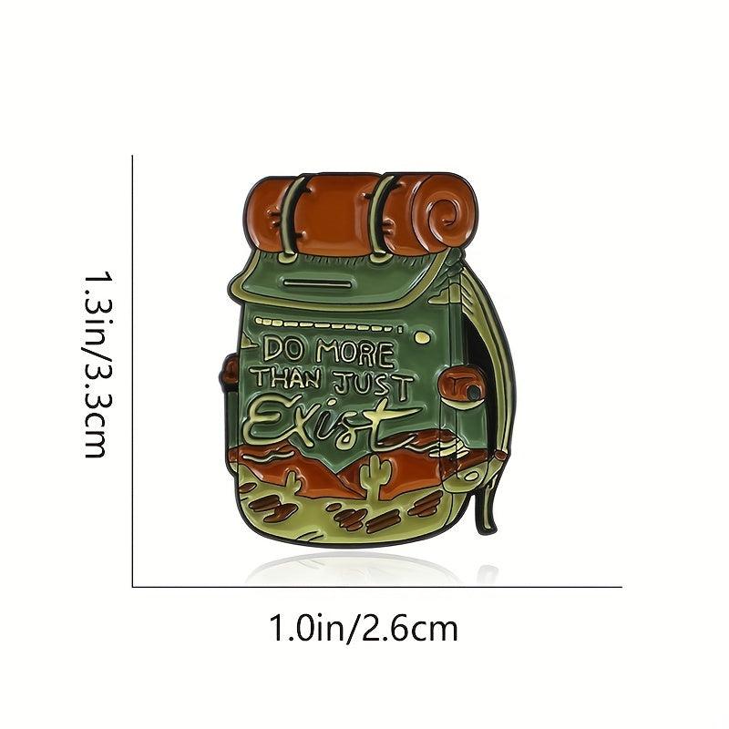 Outdoor Travel Backpack for Men Cartoon Alloy Brooches