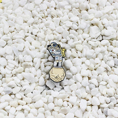 Space Saxophone Astronaut Brooch Pin