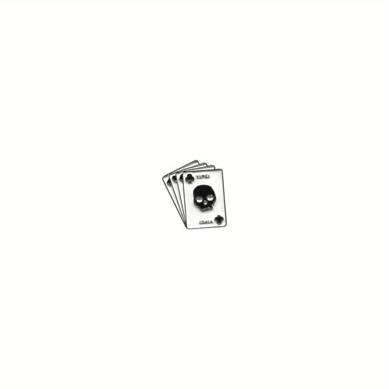 Men's Alloy Poker Brooch for Backpacks Jeans