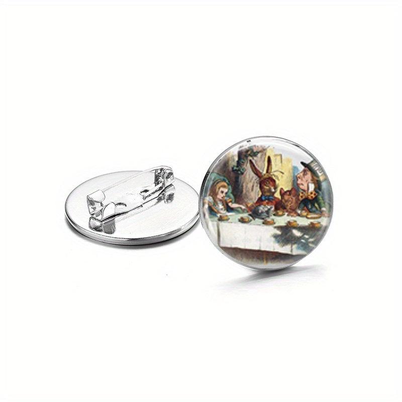 Men's Cartoon Brooch, Character Pin