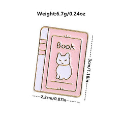 Cartoon Cat Alloy Brooch Funny Little Cat Animal Badge Bag Clothing Pins