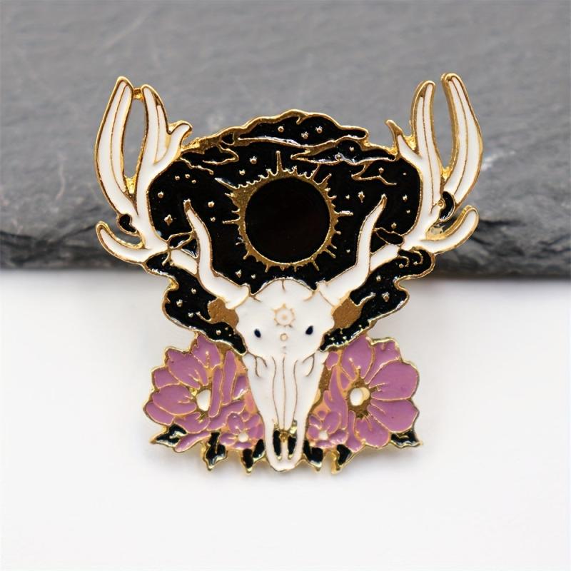 Anime Plum Blossom Deer Brooch Bracelet For Men