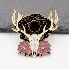 Anime Plum Blossom Deer Brooch Bracelet For Men