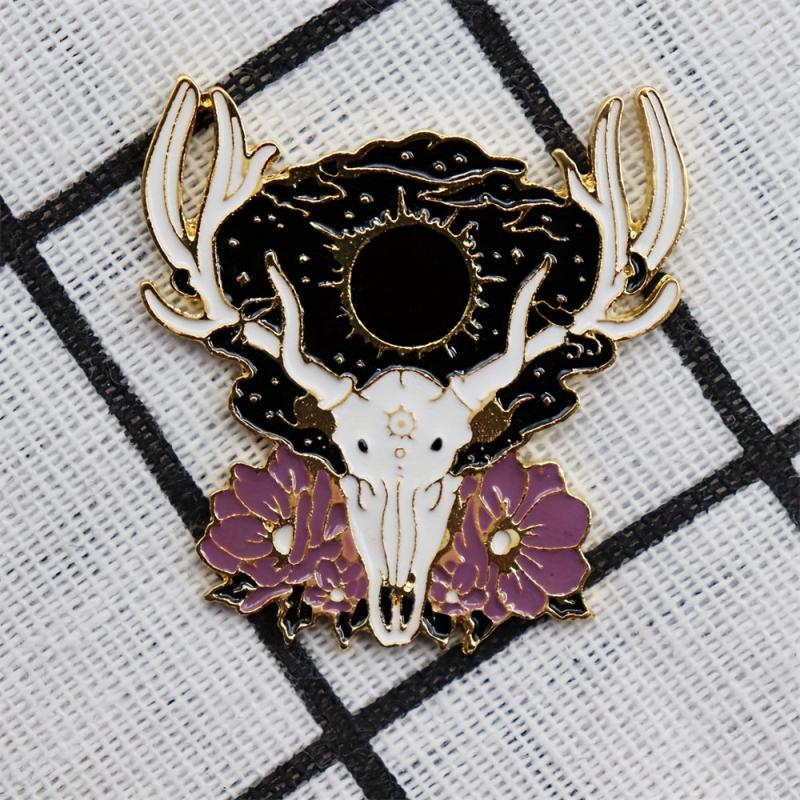 Anime Plum Blossom Deer Brooch Bracelet For Men