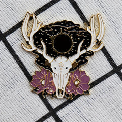 Anime Plum Blossom Deer Brooch Bracelet For Men