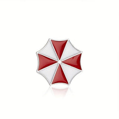 Protection Umbrella Brooch Small Red Umbrella Alloy Brooch