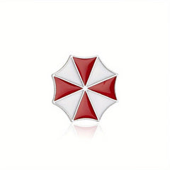 Protection Umbrella Brooch Small Red Umbrella Alloy Brooch