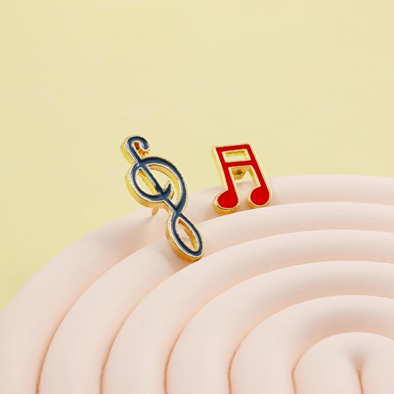 Musical Note Brooches Set - Creative Novel Design