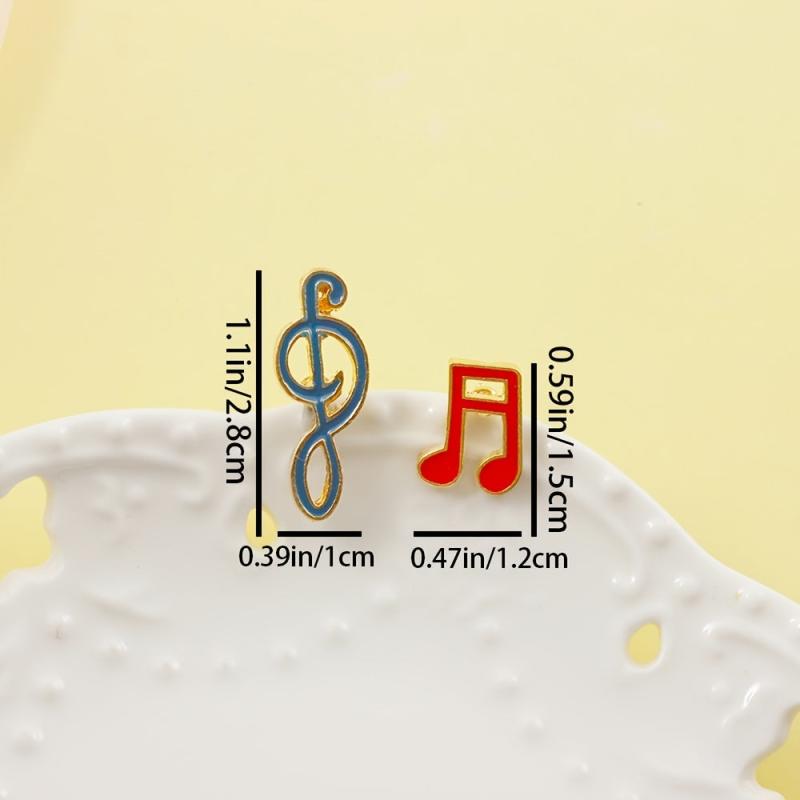 Musical Note Brooches Set - Creative Novel Design