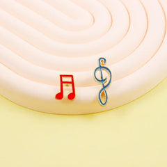Musical Note Brooches Set - Creative Novel Design